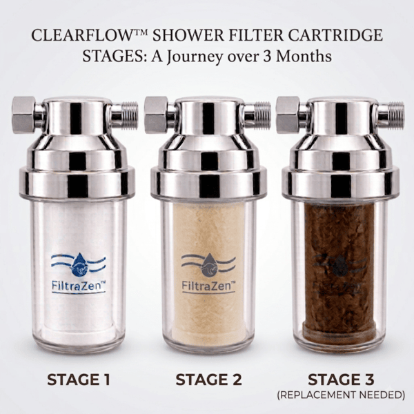 See What Your Shower Filter Is Catching – FiltraZen ClearFlow